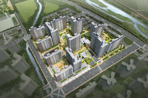 청주테크노폴리스 지웰 푸르지오_조감도